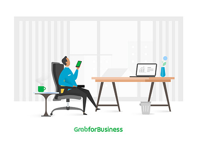 Grab4business_Chill in office