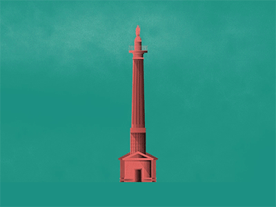 Hyphen Nation (GIF) architecture gif illustration motion design nation paris