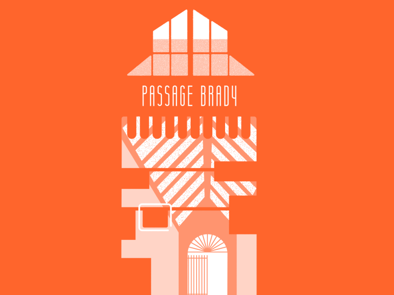 New Studio & District architecture brady design gif graphisme illustration motion paris passage studio