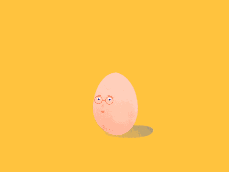 Happy Food animation egg faces food gif happy illustration joe dassin jump videooftheday