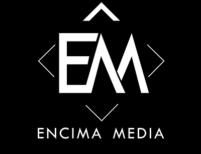 Encima Media design icon logo vector