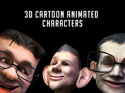 3D Animated Characters animated character interzone spot video