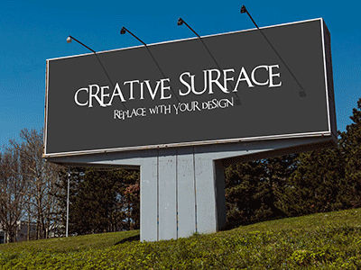 Outdoor Mockup billboard city ad citylight editable graphic outdoor photorealistic poster poster board poster mock up print