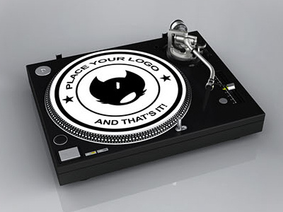 DJ Turntable Mock Up