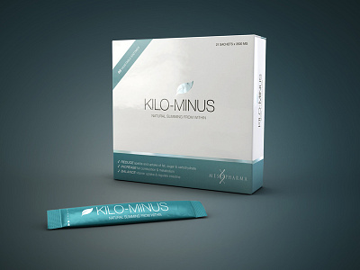 Kilo-Minus packaging design 3d graphic design health japan logo medical packaging rendering