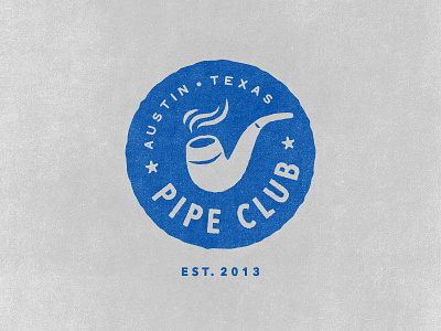 Austin Pipe Club austin badge icon logo pipe stamp texas