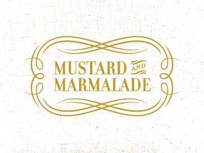 Mustard & Marmalade identity logo salt lake city