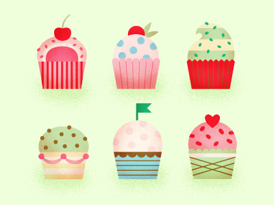 Cupcakes cupcakes dessert illustration