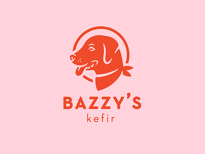 Kefir design dog identity illustration kefir labrador logo treat yogurt