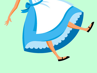 Alice alice dress girl illustration legs storybook wonderland