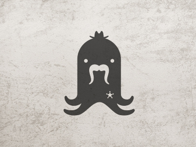 cowboy octopus cowboy identity illustration logo mustache octopus
