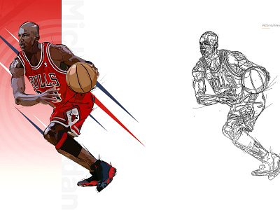 Michael Jordan - Vector on Behance