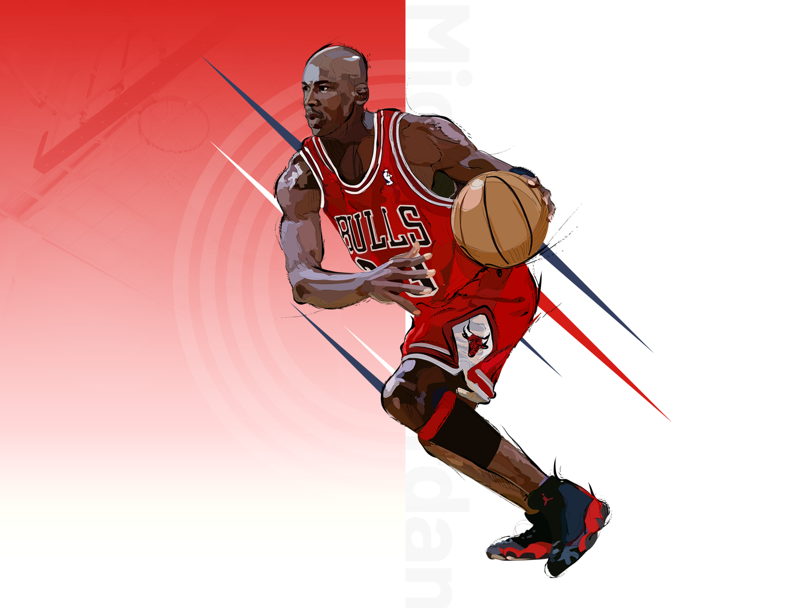 Michael Jordan - Vector on Behance