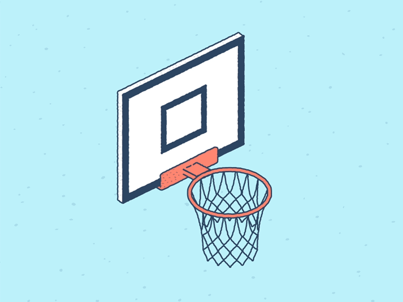 Hi! animation basketball debut illustration