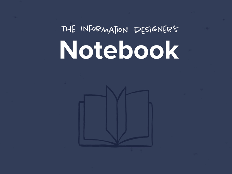 The Information Designer’s Notebook infographic information design informationdesignersnotebook notebook storytelling