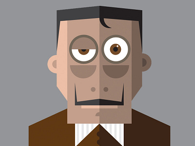 Bureaucracy guy bureaucracy illustration portrait