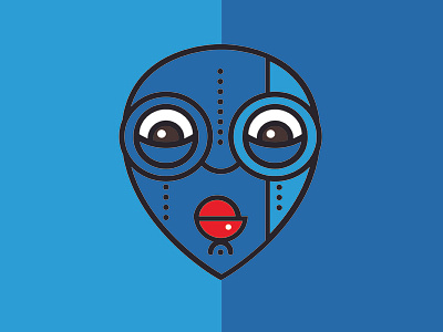Blue Face blue face mask