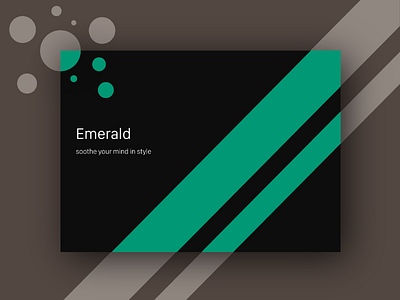 Emerald project colors emerald graphic poster