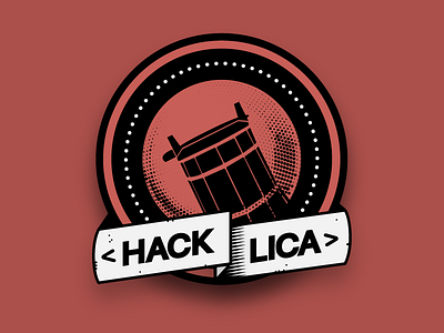 Hacklica logo hackathon logo weblica