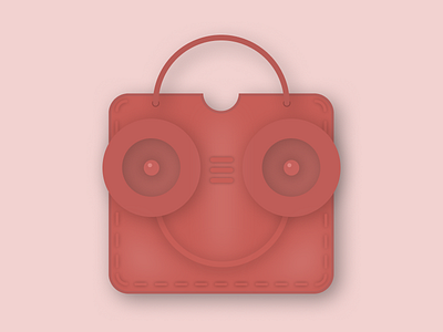 Happy bag accessories bag icon leather