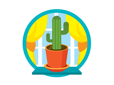 Saksı Değilim Ben application badge cactus flowerpot gnctrkcll gnçtrkcll mobile mobileapp mobilebadge turkcell window