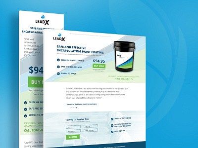 LeadX Landing Page Design