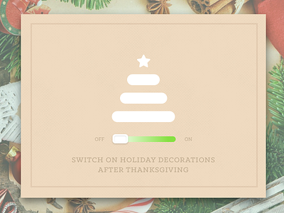 Day 015 - On Off Switch #DailyUI christmas dailyui not a red cup ordeal off on switch toggle