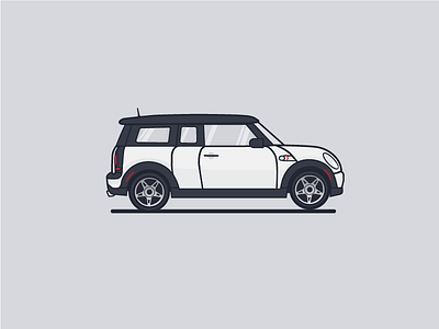 Mini Cooper - Polished car illustrator inspired mini mini cooper vector
