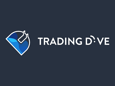 Trading Dive Logo branding dive logo pool stock swimming trading