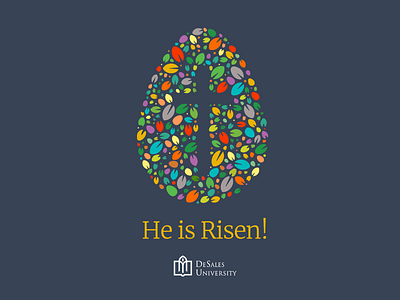 Happy Easter easter easter egg illustrator religion university vector