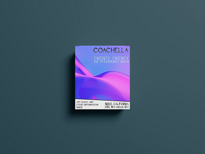 Coachella "vip experience package" mockup design