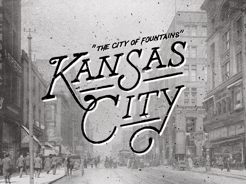 The City of Fountains Part Deux typography type design lettering hand lettering vintage graphic design