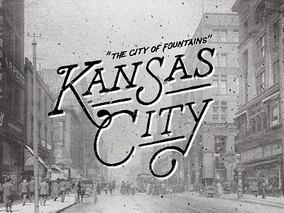 The City of Fountains Part Deux design graphic design hand lettering lettering type typography vintage