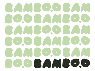 Bamboo Logo Pattern bamboo bamboo logo daily logo challenge design graphic design logo panda panda logo pattern tile vector