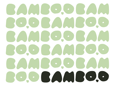 Bamboo Logo Pattern