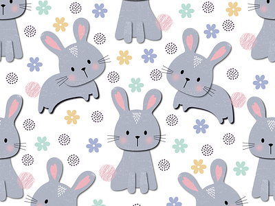 Bunny Rabbit Repeat Pattern