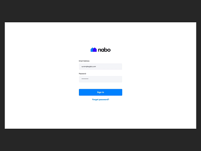 Nabo Desktop Prototype app blue clean community dailyui dashboard dashboard app dashboard ui digital figma flat hoa minimal simple ux web