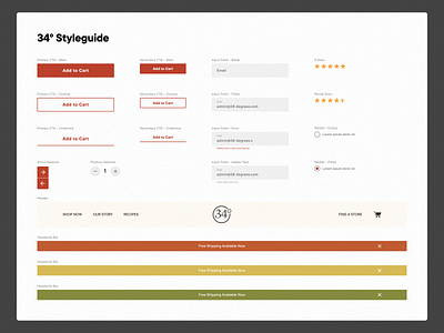 34 Degrees UI Kit app branding clean clean ui design digital flat minimal mobile simple simple design typography ui ui kit ux web