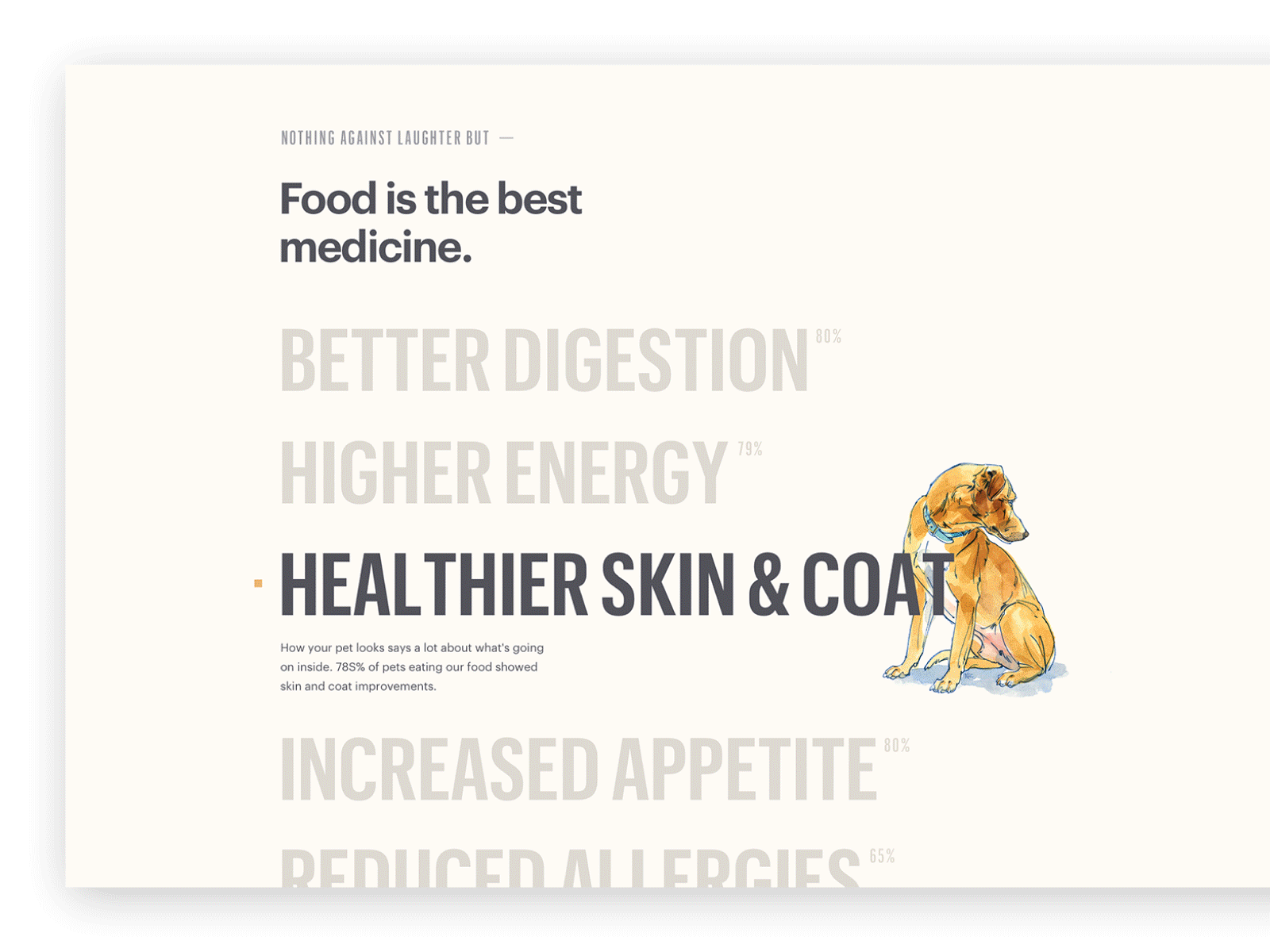 The Honest Kitchen Ecommerce Site clean digital dog dog food ecommerce flat logo magento minimal packaging simple typography ui vector web website