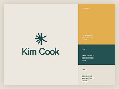 Kim Cook Bbranding blue brand design branding clean color design flat icon logo minimal modernist simple typography vector