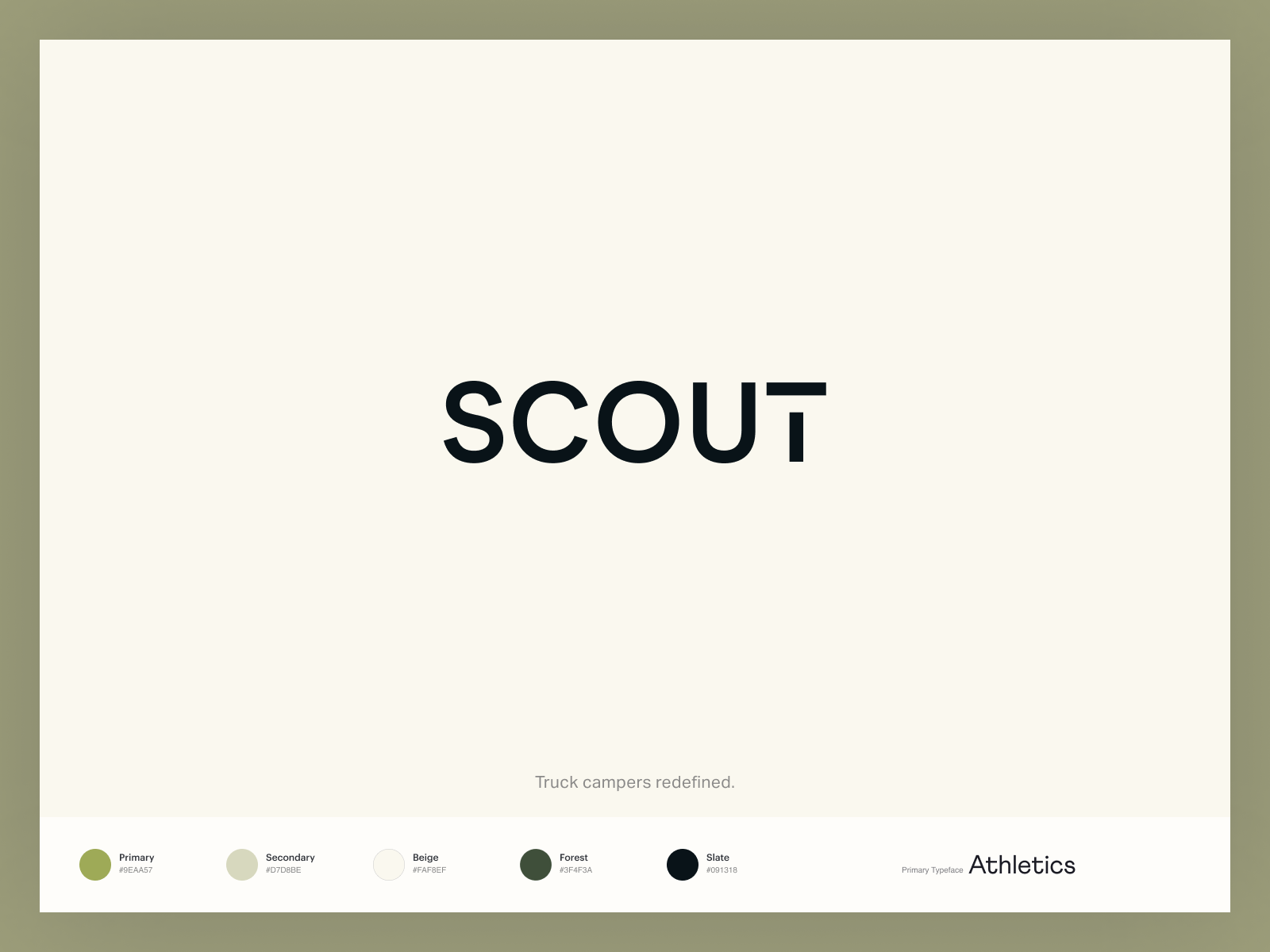 Scout Campers Brand by Soren Iverson on Dribbble