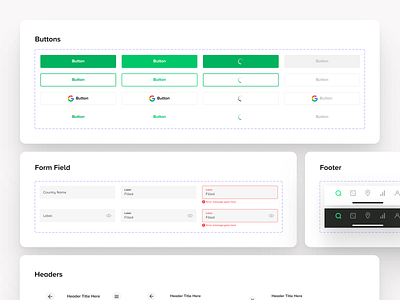 Cardboard Companion – Design System app clean design design system digital figma flat ios minimal mobile app simple ui ux variable components