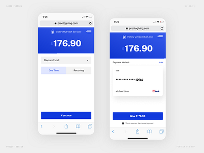 Mobile Payment Form app blue clean creditcard digital fintech flat ios iphone minimal simple ui ux web