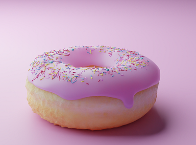 Another donut 🍩 blender blender3d food minimal