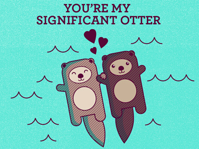 Significant Otter animals otter valentine