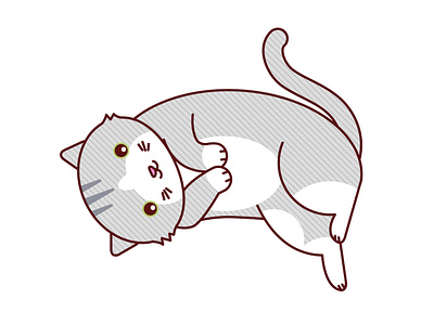 Custom cat portrait illustration