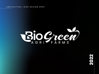 Bio Green Agri Farms - Agriculture Logo Design branding design graphic design illustration logo typography vector