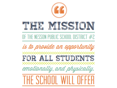 School Mission Statement mision quotes typography