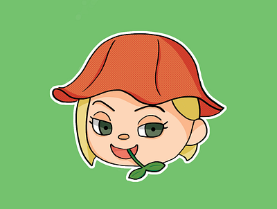 Jill's Icon acnh animal crossing anime cartoon chibi commission commissions open design gaming graphic design illustration illustrator kawaii minimal nintendo photoshop villager