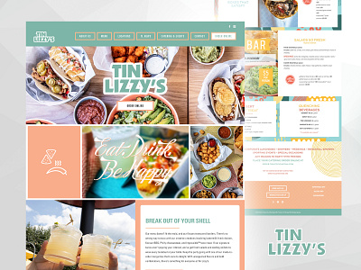 Tin Lizzy's Cantina - New Website Design & Build branding design illustration logo typography ui ux web design